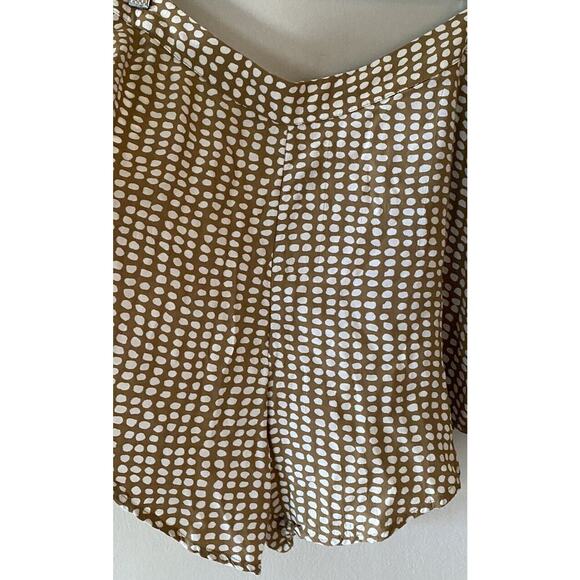 Rip Curl Paradise Cove Print High Rise Shorts XL Flowy Dot Boho Resort Coastal - Picture 4 of 7